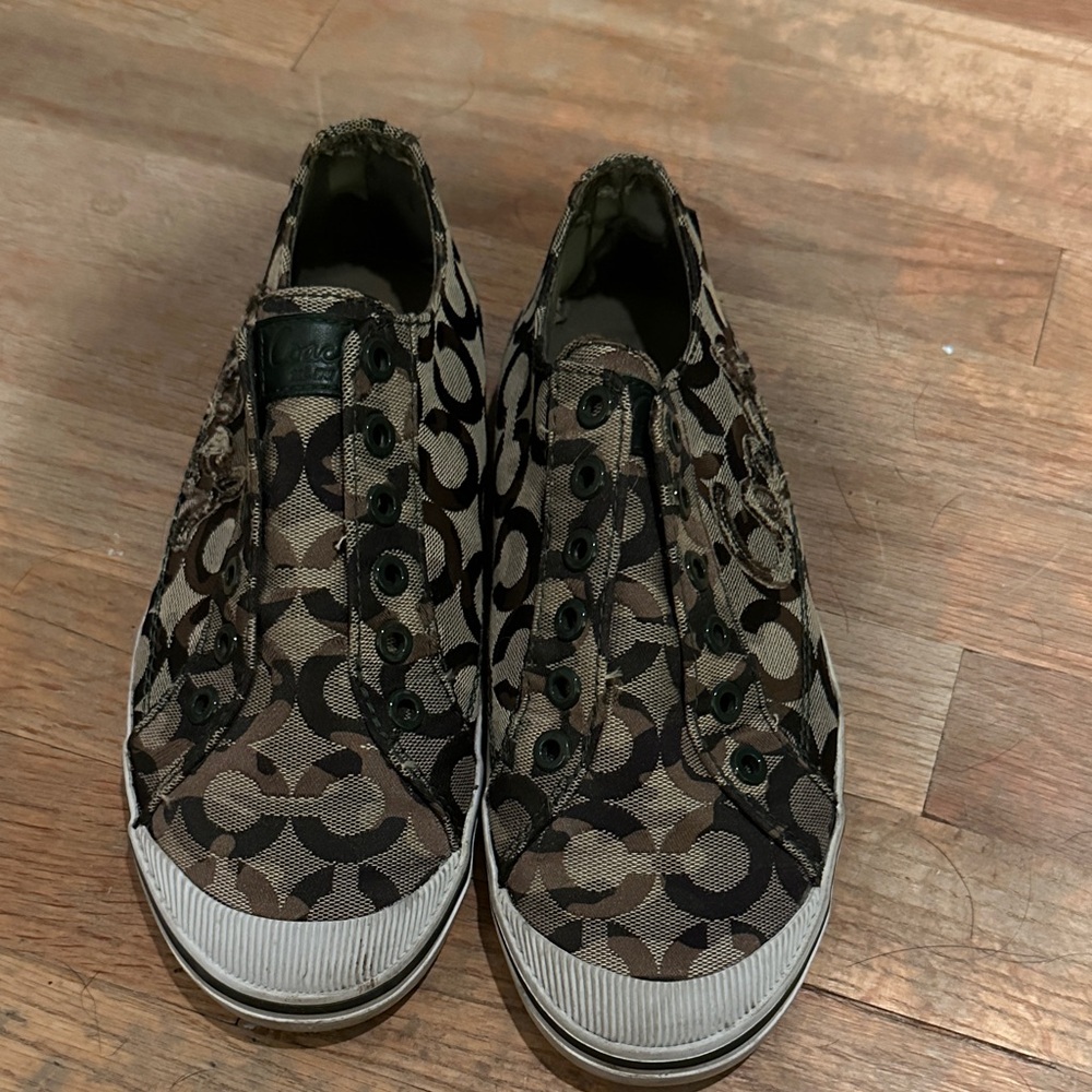 Coach Keeley Camo Slip-On Sneakers
